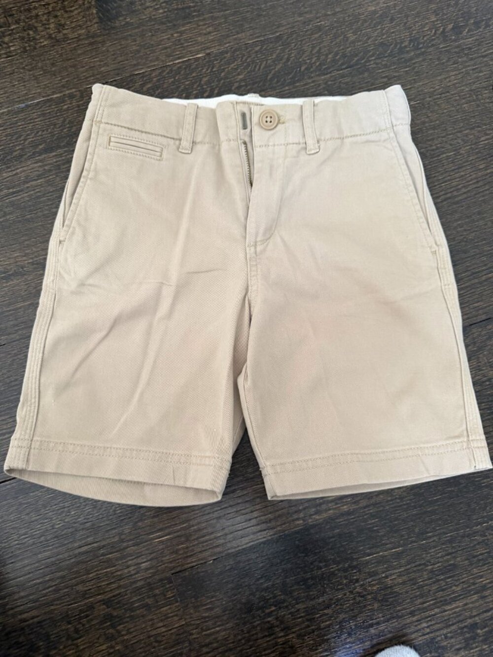 J.Crew Crewcuts Boys Khaki Chino Shorts Size 7